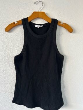 Good American Black Tank Top Size 3/L